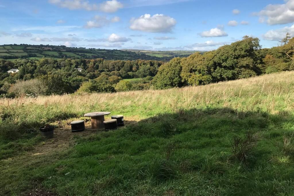 Stags View,Unique Eco Cabin, Dartmoor Views South Brent Eksteriør bilde